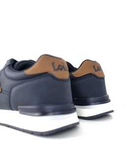 vista trasera de Zapatillas casual Lois de hombre color azul