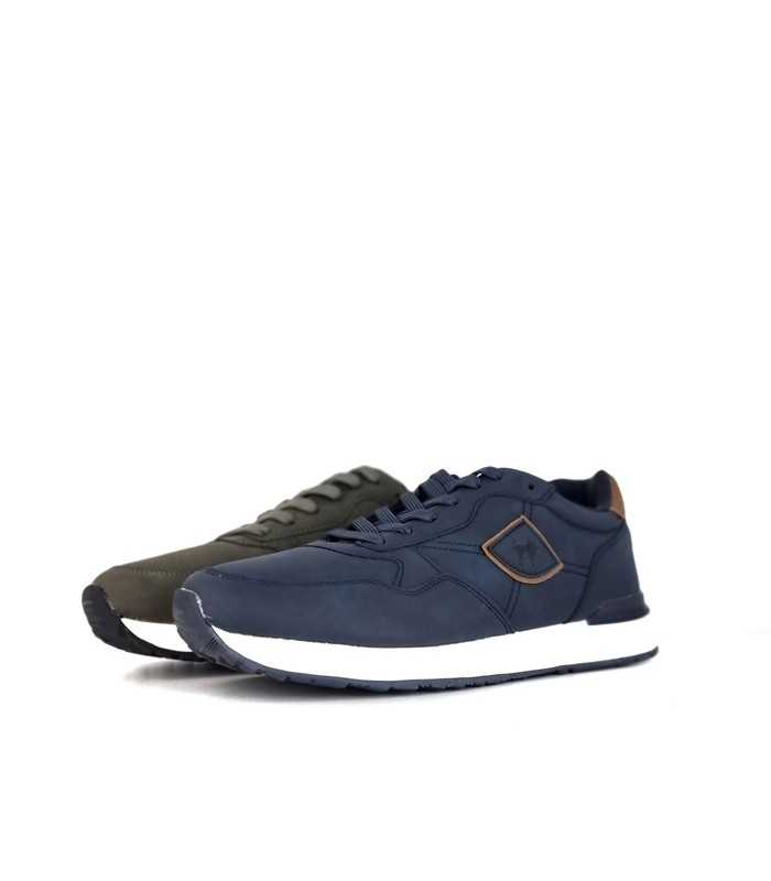 Zapatillas casual Lois de hombre en color kaki o azul