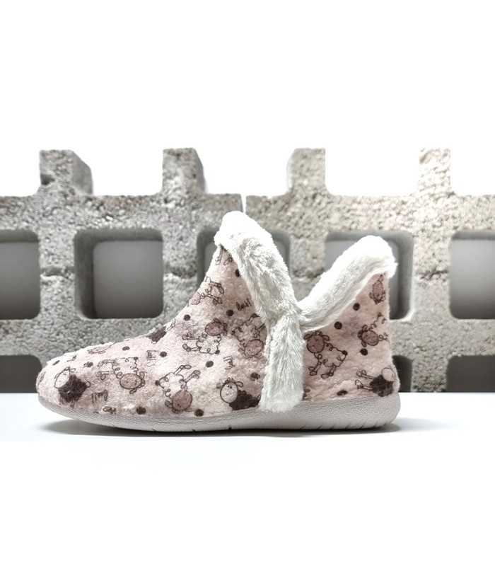 Foto de perfil de la zapatillas casa mujer bota ovejas de Garrido Muro