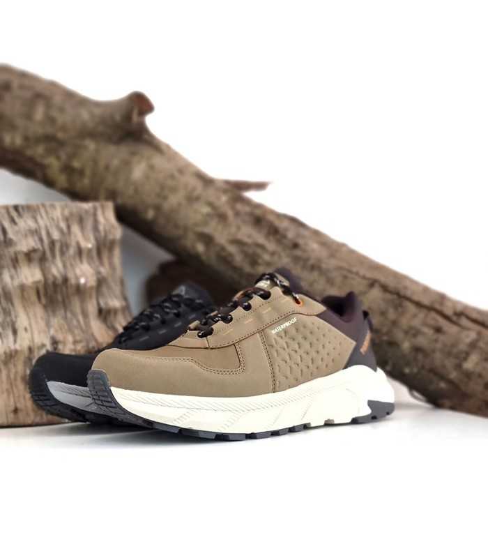 Foto medio perfil zapatillas trekking Aleje negra o marron