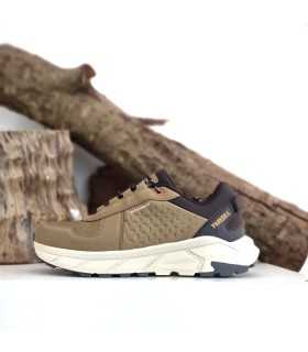 Foto perfil zapatillas trekking Aleje marrónes
