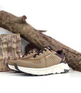 Foto medio perfil zapatillas trekking Aleje marron