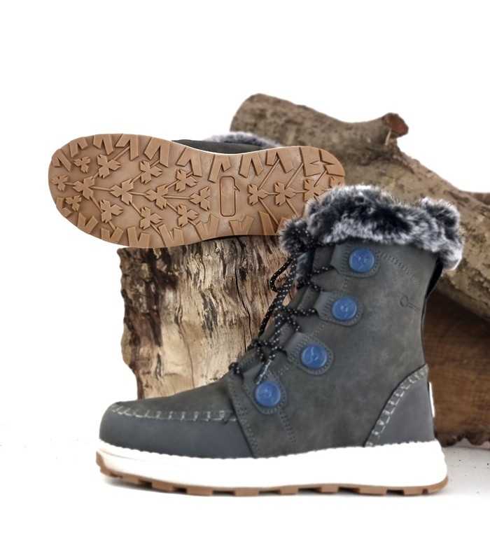 Vista de la suela de TPR con inserción de Phylon de Botas apres-ski mujer impermeable