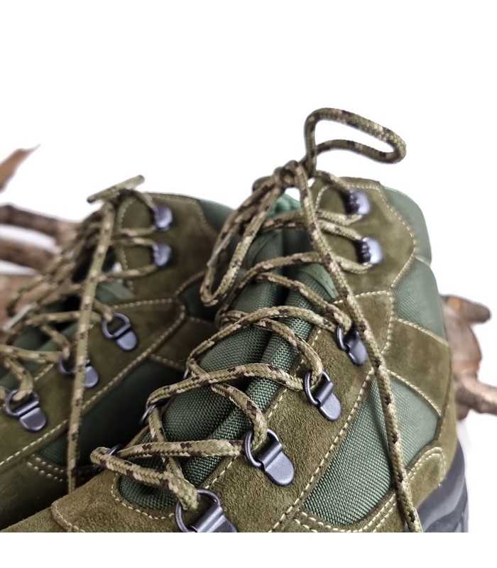 Cierre con cordones de la Cierre con cordones de la bota.