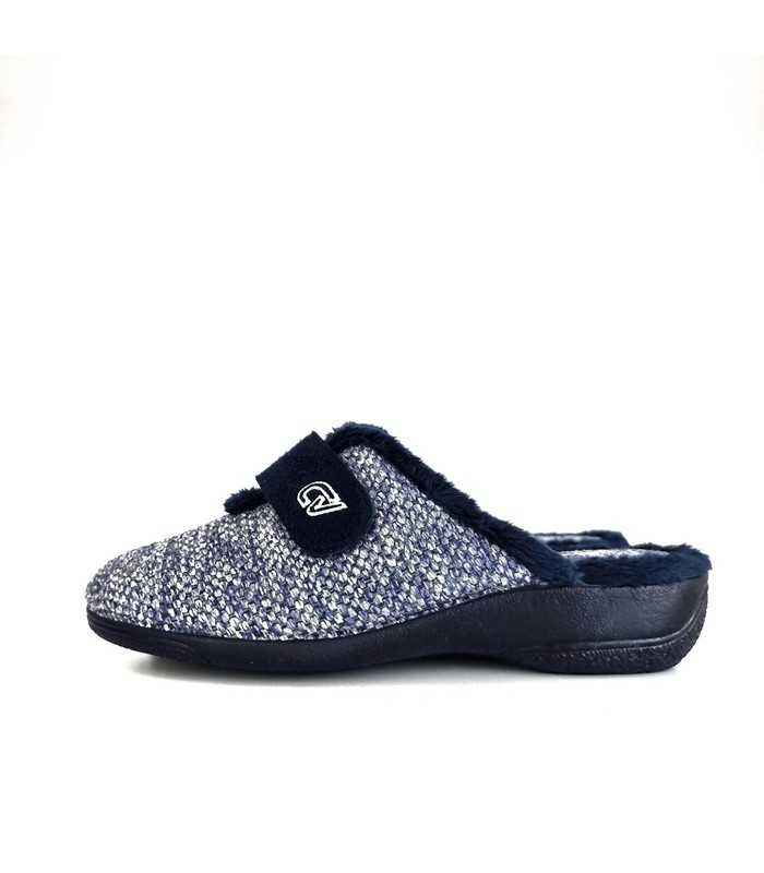 zapatillas casa mujer espiga azul Cabrera