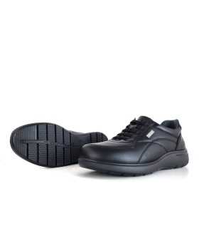 Suela ultraligera de poliuretano en el zapatos Luisetti impermeable negro para hombre