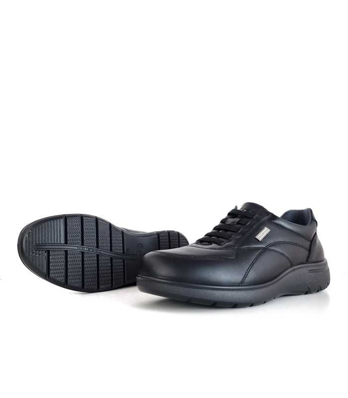 Suela ultraligera de poliuretano en el zapatos Luisetti impermeable negro para hombre