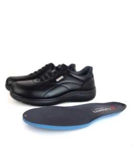 Plantilla extraíble extraída de los Zapatos impermeables negros hombre