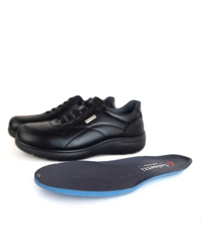 Plantilla extraíble extraída de los Zapatos impermeables negros hombre