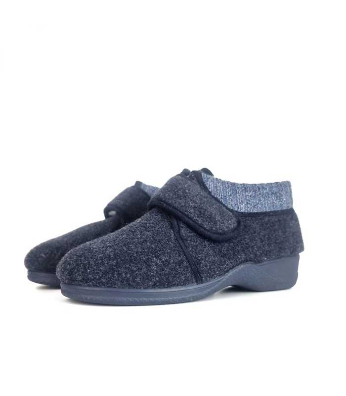 Zapatillas abotinadas eco-reciclada con cierre de velcro - diseño medio perfil