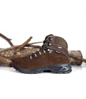Imagen de perfil:
Botas senderismo hombre Xacobeo 27 Gore-Tex marrón de Chiruca, vista lateral.