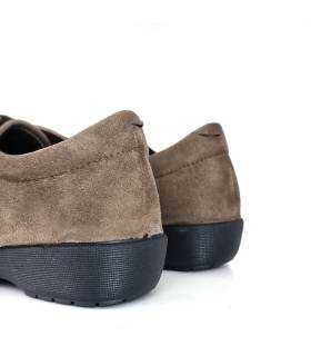 vista trasera de las zapatillas de casa de mujer con licra delDoctor Cutillas