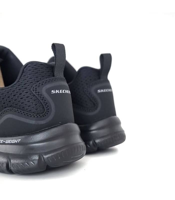 Vista trasera de Zapatillas deportivas Leshur hombre Skechers color negro