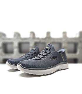 Vista de medio perfil: Zapatillas ligeras Skechers para hombre.