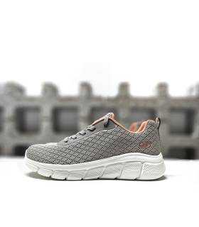 Foto lateral: Deportivo mujer Skechers B Flex Quick Pivot en color rosa.
