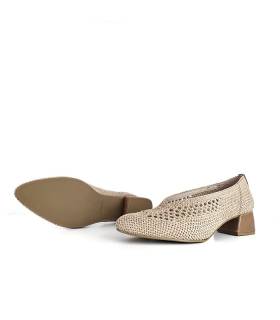 suela de goma antideslizante de zapatos salón rafia de Nival