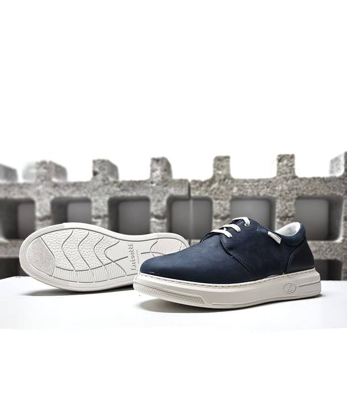 Suela ultraligera de goma con diseño flexible y resistente del zapato azul de Luisetti