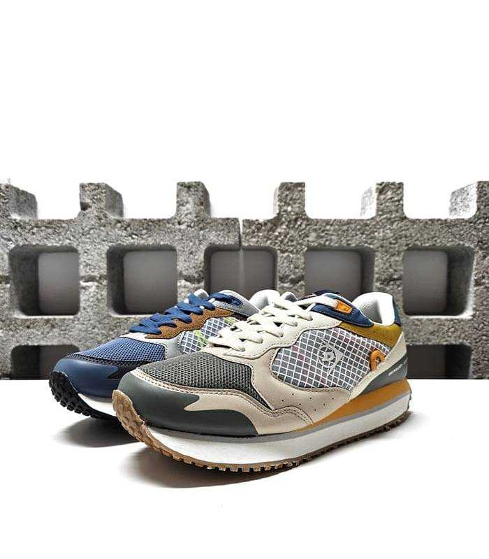 Comparativa de la zapatilla casual de Dunlop en los dos colores verde y azul
