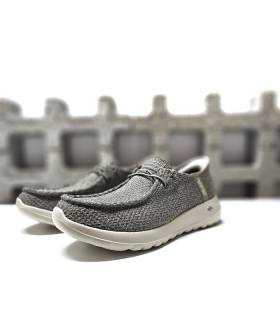 zapatilla Skechers GO WALK taupe slip-ins medio perfil