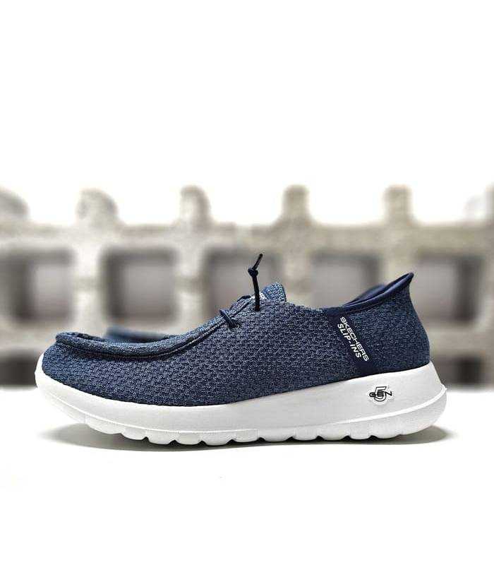 deportivo hombre slip-ins Skechers azul navy perfil