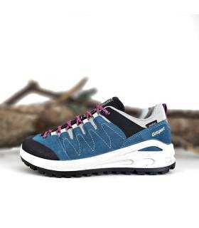 Zapatillas de trekking mujer Grisport fabricada en Italia, vista de perfil