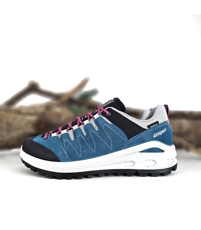 Zapatillas de trekking mujer Grisport fabricada en Italia, vista de perfil