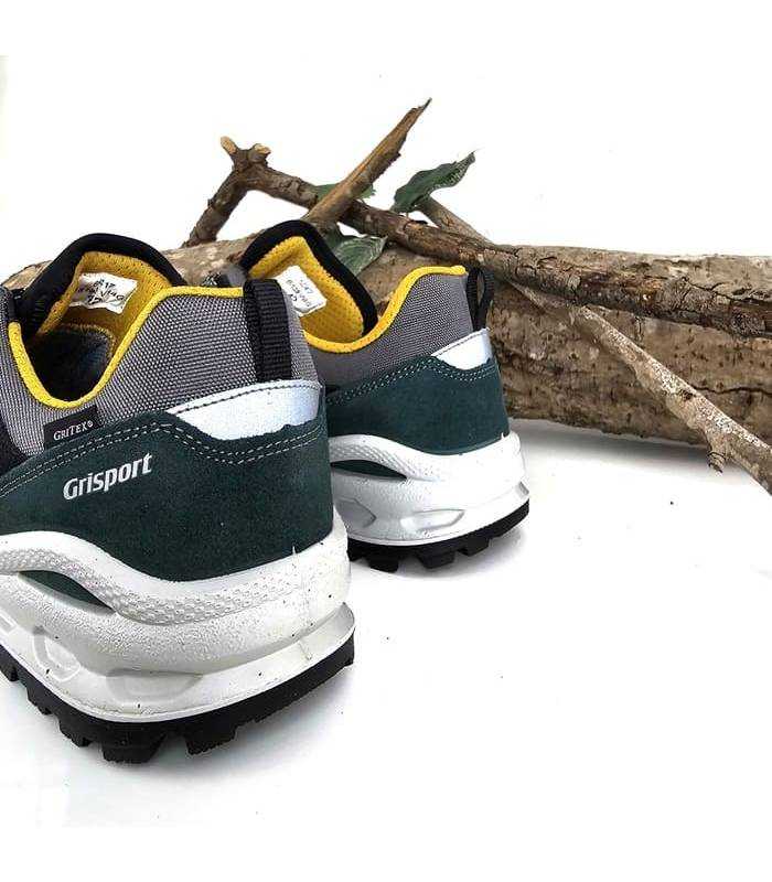 vista trasera de Zapatillas trekking hombre Grisport verde