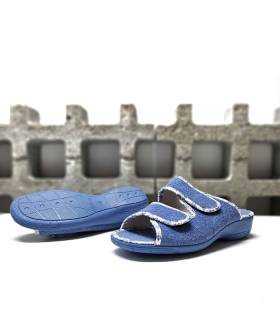 vista de las suela antideslizante de las zapatillas de verano de Cabrera