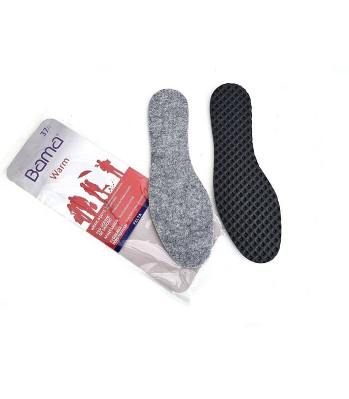 Plantillas de felta unisex de Bama con lana prensada para invierno.