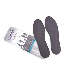 Plantillas Soft Step de Bama para mujer con tejido transpirable y látex.