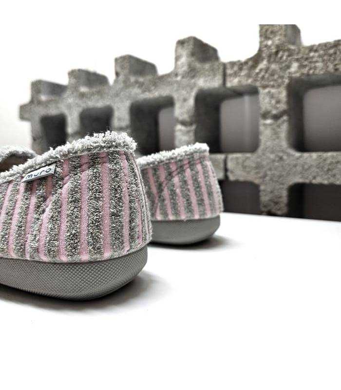 vista trasera de zapatillas de cas para mujer de Garrido Muro