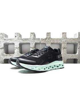 zapatillas running mujer Jhayber negro verde