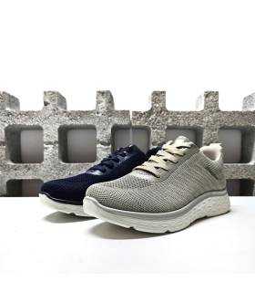 Zapatilla deportiva azul hombre Jhayber con Memory Foam, comparativa de los dos colores