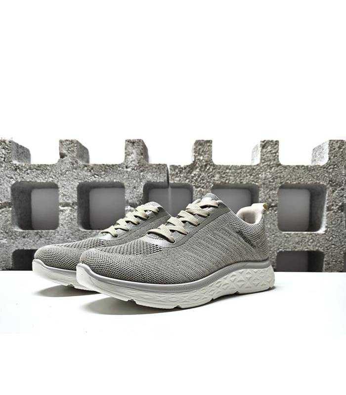 Zapatillas deportiva beige hombre Jhayber con Memory Foam, vista de medio perfil