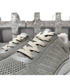 detalle del cierre de cordones de Zapatilla deportiva hombre Jhayber azul