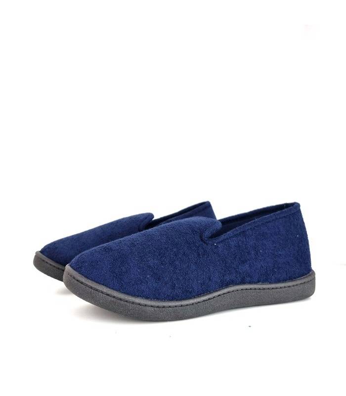 Zapatillas casa rizo cerrada azul marino Plumaflex – Diseño cómodo y transpirable