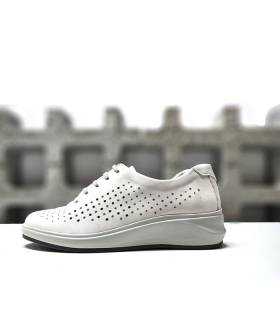zapatos cordones cómodos mujer lateral