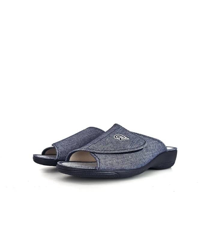Cuña para pisada cómoda zapatillas azul"