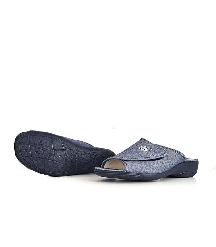 Piso de goma flexible zapatillas morada mujer de zapatilla azul