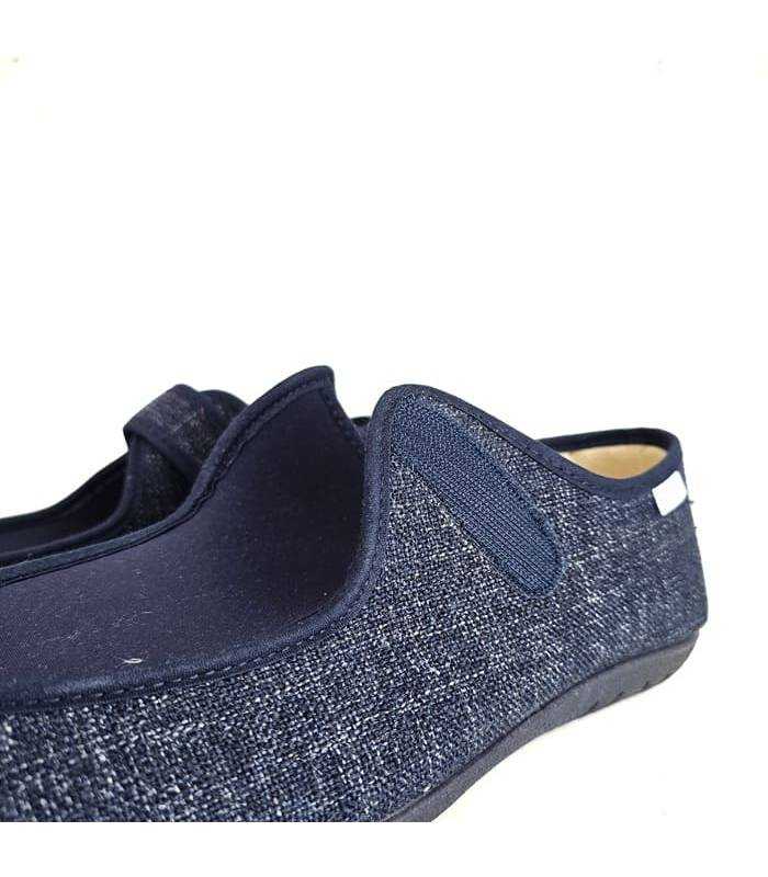 Cierre con velcro zapatilla casa ergonómica Cabrera
