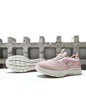 Suela ultraligera: Plataforma poliuretano ultraligera zapatilla Laura Azaña color rosa