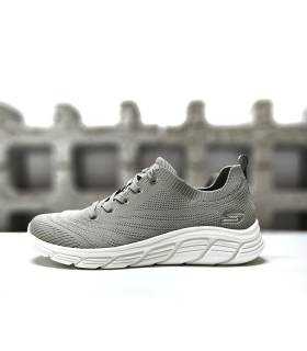 Foto de perfil lateral: Deportivo mujer verde Skechers Graceful Stride con punto técnico ultraligero.