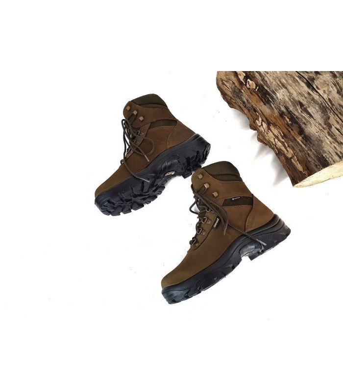 Botas de caza para hombre marca Chiruca color marrón, muy confortables