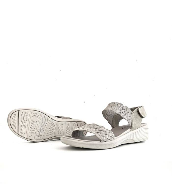 Suela flexible antideslizante sandalia cuña mujer On the Rise Skechers.