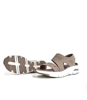 suela goma tracción sandalia Arch Fit Skechers moca