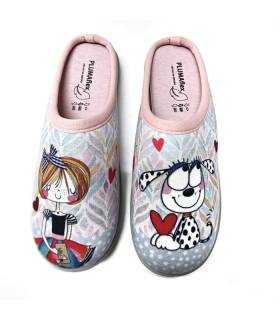 Diseño adorable con estampado de perrito y niña – Perfectas para el hogar 👧🐕
