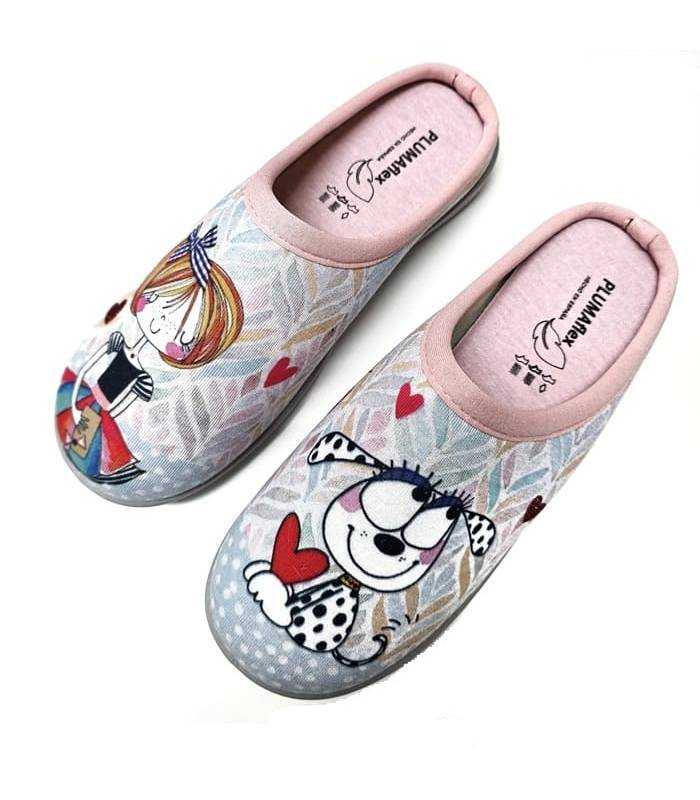 Comodidad y estilo en casa – Zapatillas Plumaflex 🐶💖
