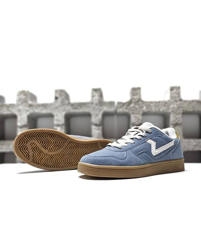 zapatilla mujer azul cielo suela goma casual Paredes