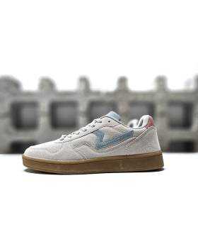 zapatilla mujer beige corte nylon gamuza Paredes casual verano
