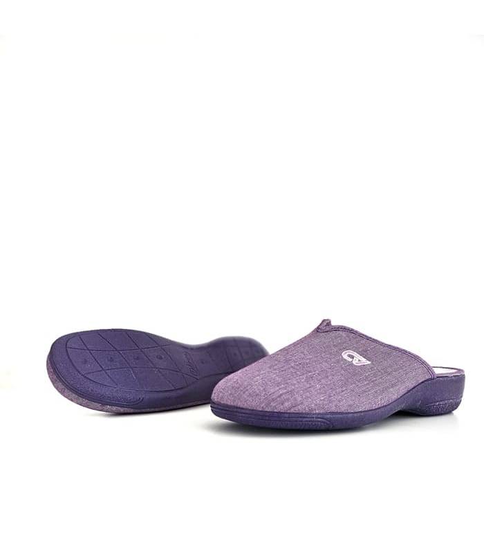 zapatillas casa mujer suela goma antideslizante cuña 3 cm
